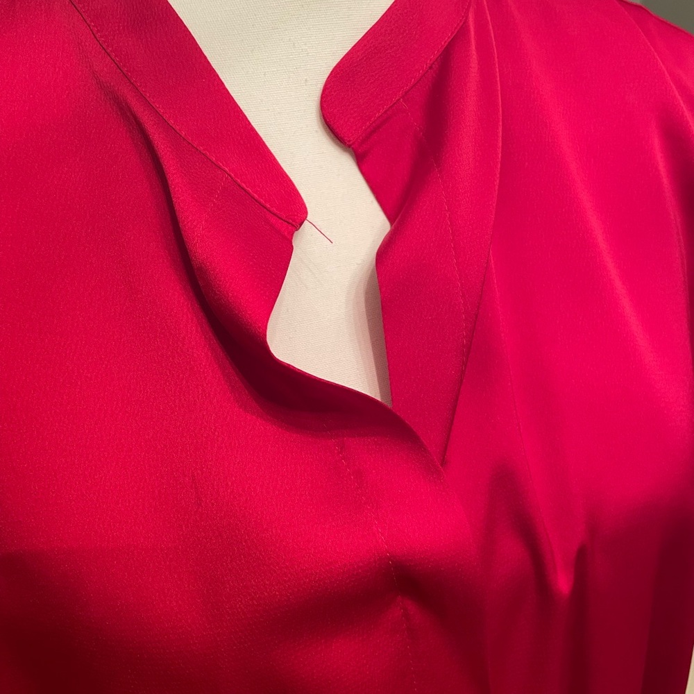Ann Taylor Midi Red Dress